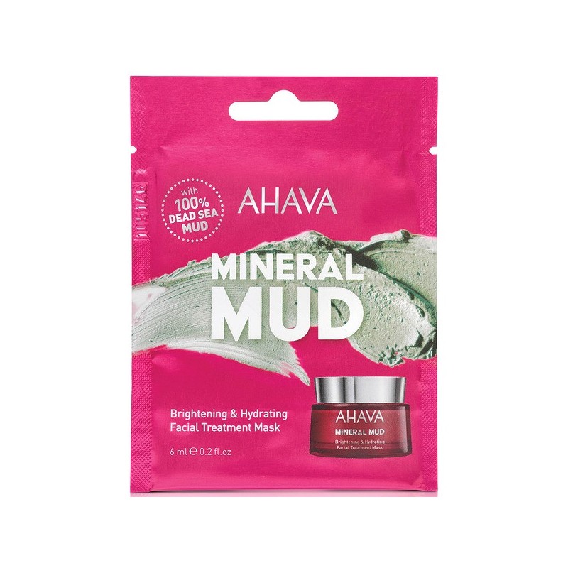 Ahava Mineral Mud Brightening & Hydrating Facial Treatment Mask Radiance 6ml