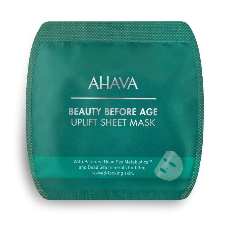 Ahava Beauty Before Age Uplift Sheet Mask Anti-Aging Firming 1 Pcs
