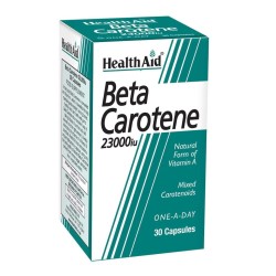 Health Aid Beta Carotene 23,000IU 30 Capsules