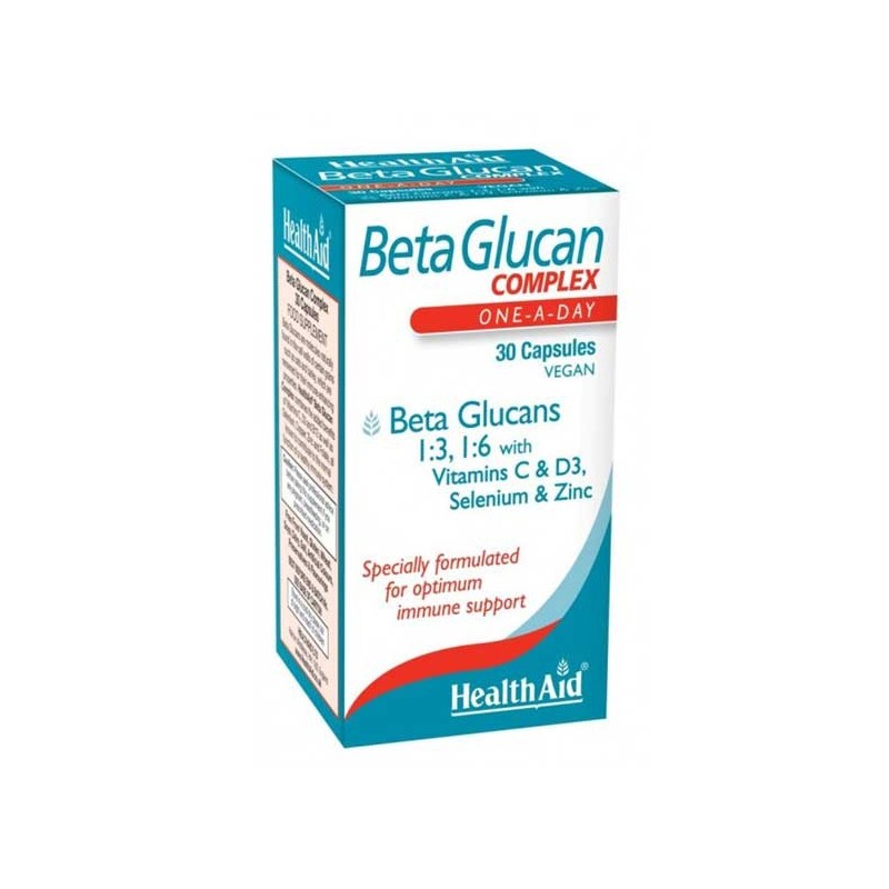 Health Aid Beta-Glucan Complex 30 Capsules