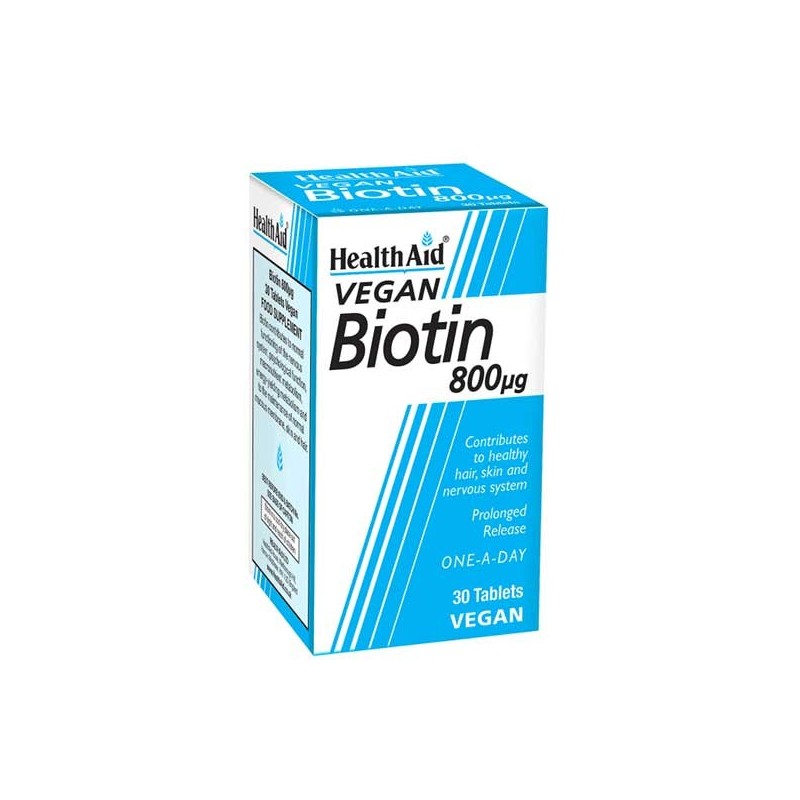 Health Aid Biotin 800mg 30 Tablets