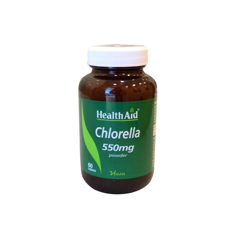 Health Aid Chlorella 550mg 60 Tablets