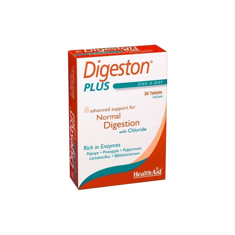 Health Aid Digeston Plus 30 Vegan Tablets