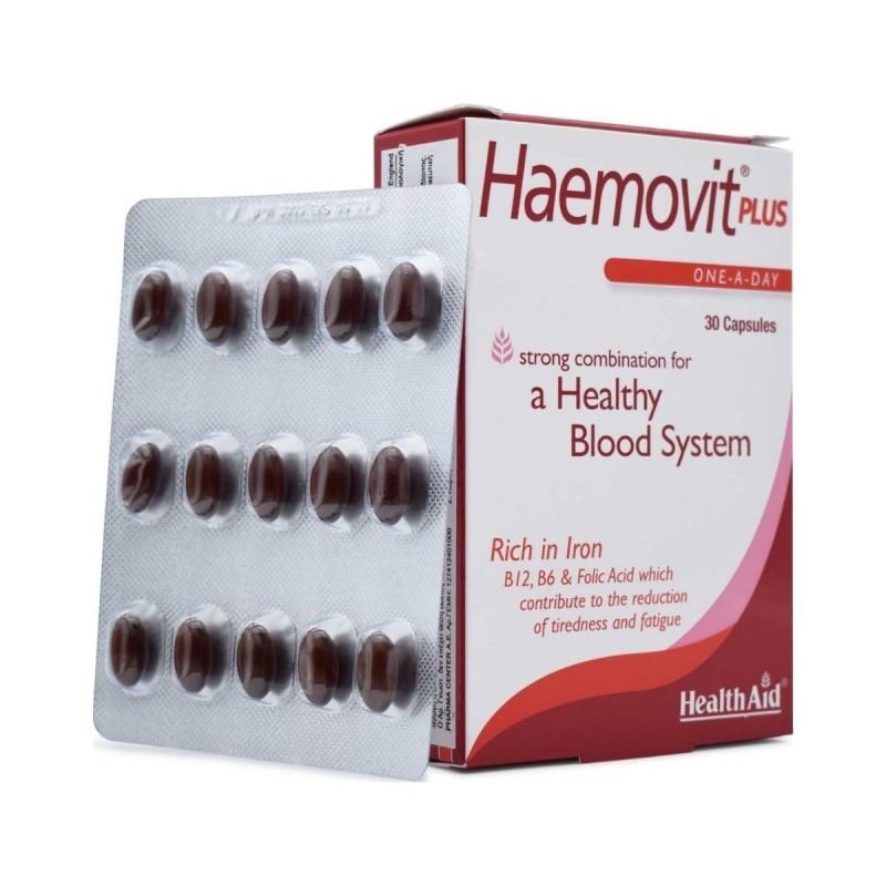 Health Aid Haemovit Plus 30 Capsules
