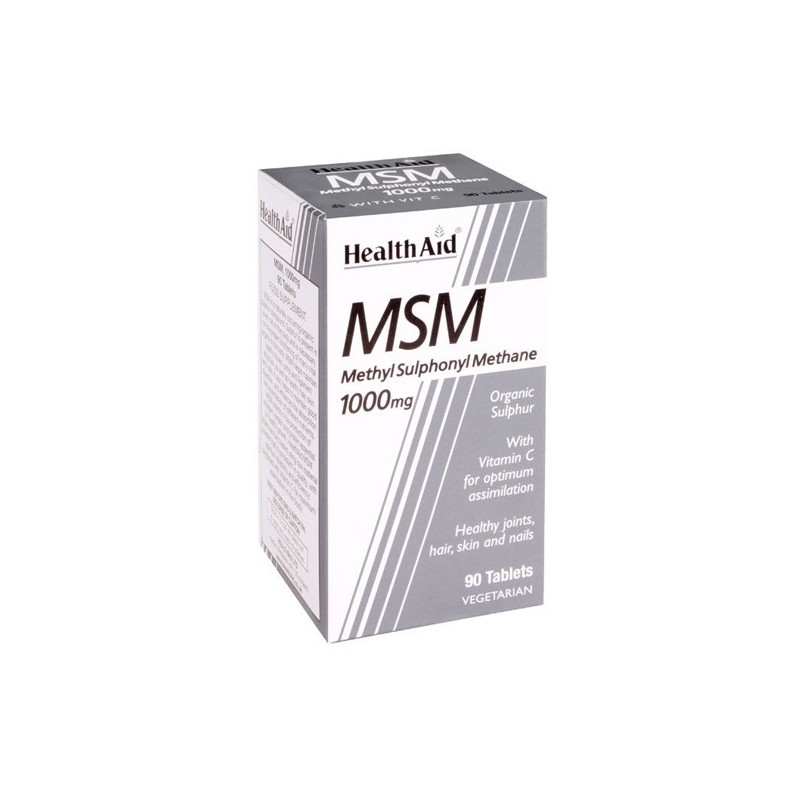 Health Aid Msm 1000mg 90 Tablets