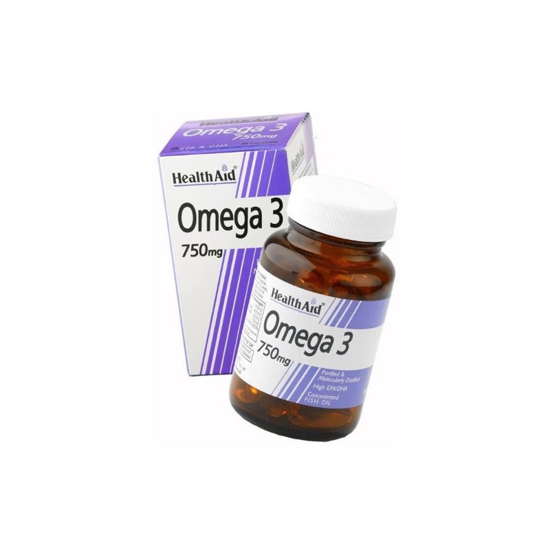 Health Aid Omega 3 750mg 30 Capsules