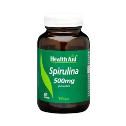 Health Aid Spirulina 500mg 60 Tablets