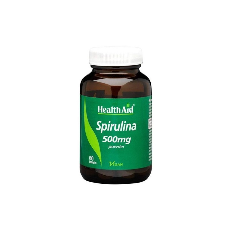Health Aid Spirulina 500mg 60 Tablets