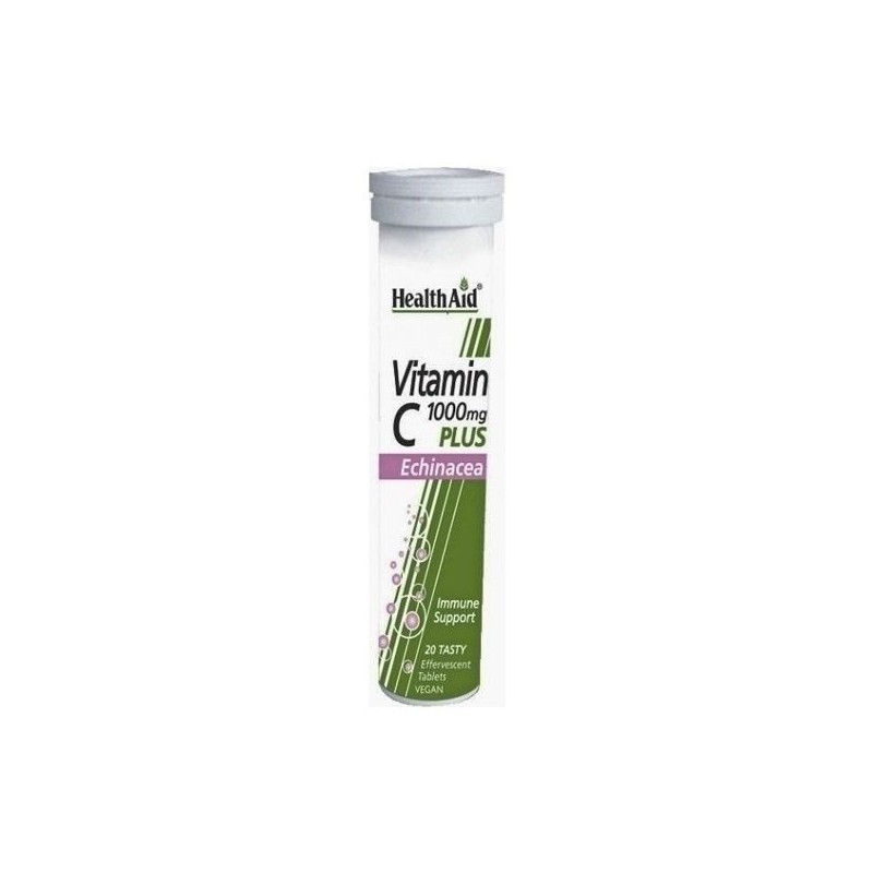Health Aid Vit.C Plus Echinacea 20Eff Tablets