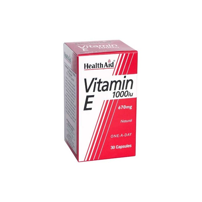 Health Aid Vitamin E 1000IU 30 Capsules