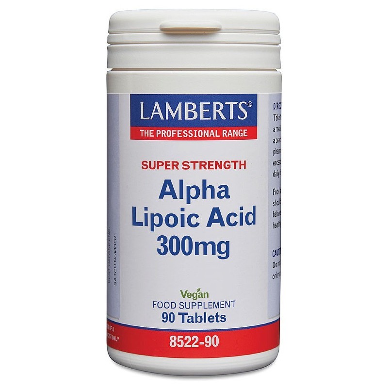 Lamberts Alpha Lipoic Acid 300mg 90 Capsules