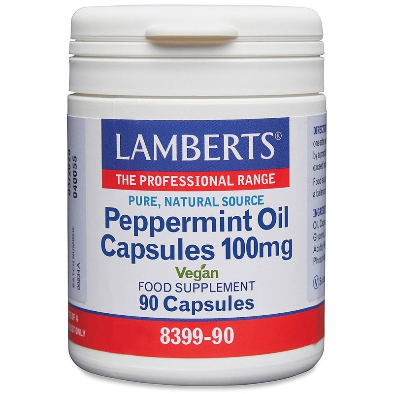 Lamberts Peppermint Oil 100mg 90 Capsules