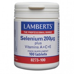 Lamberts Selenium A + C + E 200mg 100 Tablets