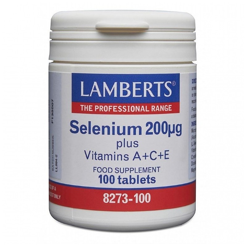 Lamberts Selenium A + C + E 200mg 100 Tablets