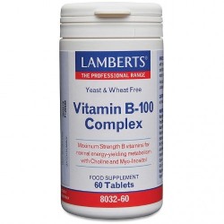 Lamberts Vitamin B-100 Complex 60 Tablets