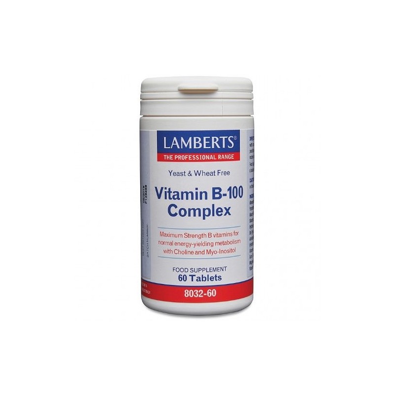 Lamberts Vitamin B-100 Complex 60 Tablets