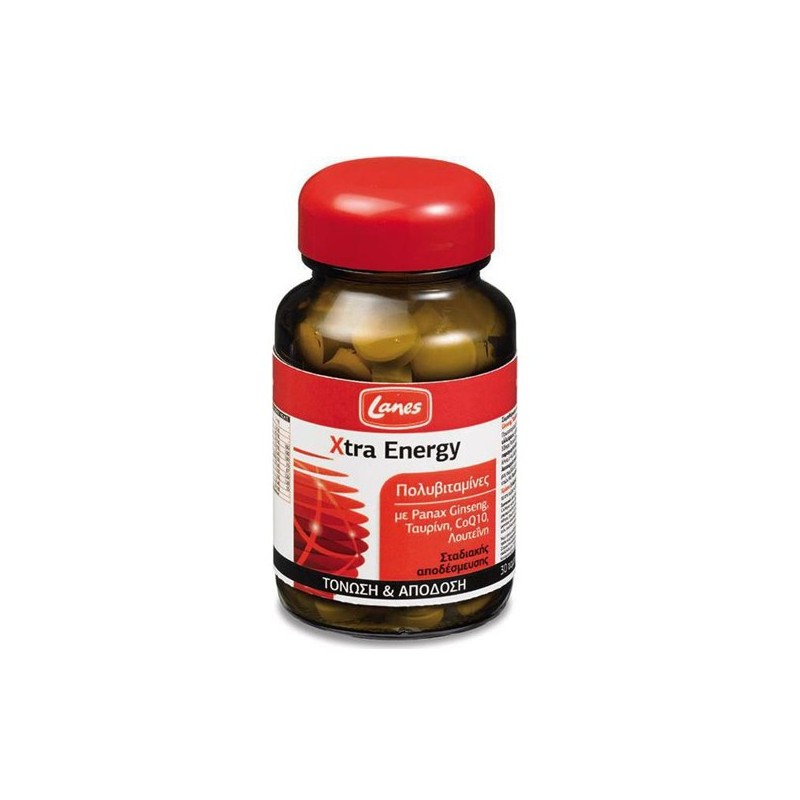 Lanes Multivitamins Extra Energy 30 Tablets