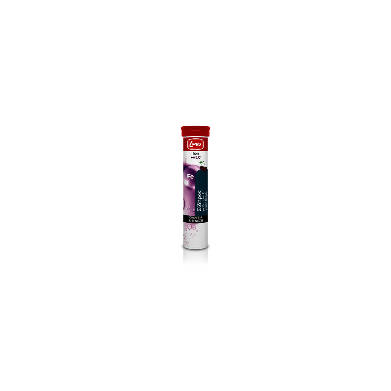 Lanes Iron + Vitamin C 20 Tablets Efferv.