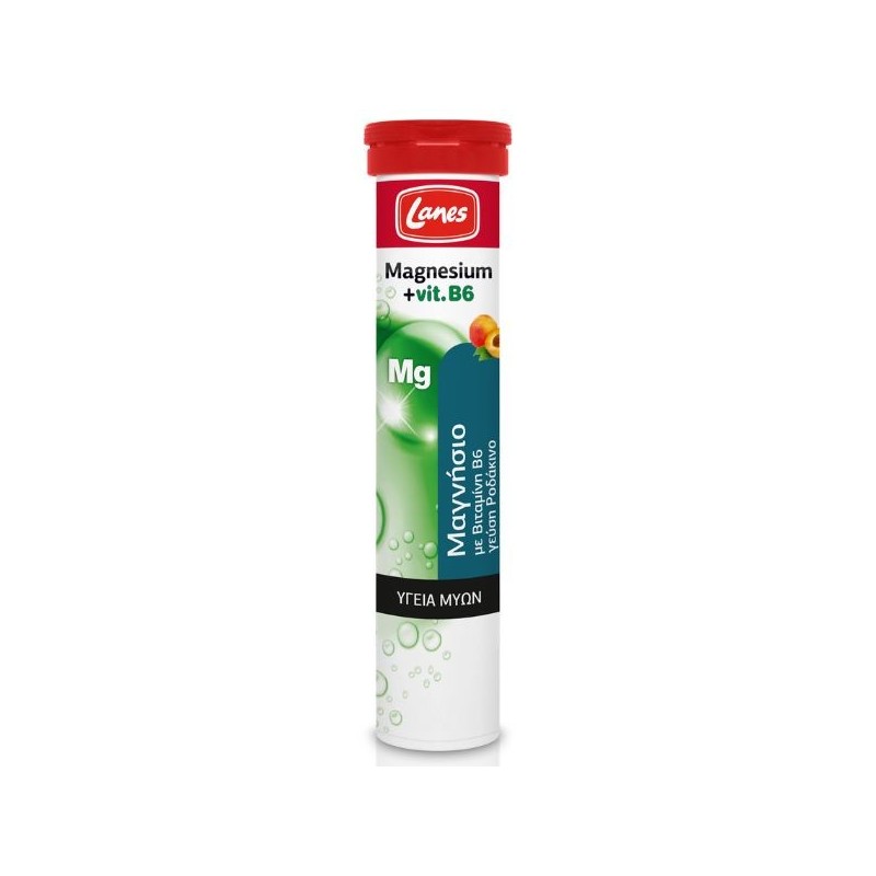 Lanes Magnesium + Vitamin B6 20 Tablets Efferv.