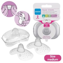 Mam Nipple Shield Size Medium (2 Pcs)