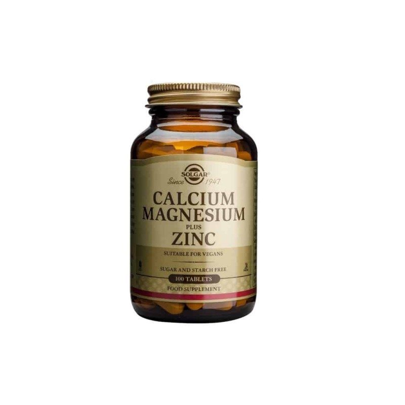 Solgar Calcium Magnesium Zinc 100 Capsules