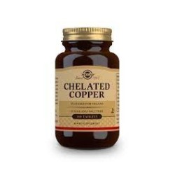 Solgar Chelated Copper 2.5mg 100 Capsules