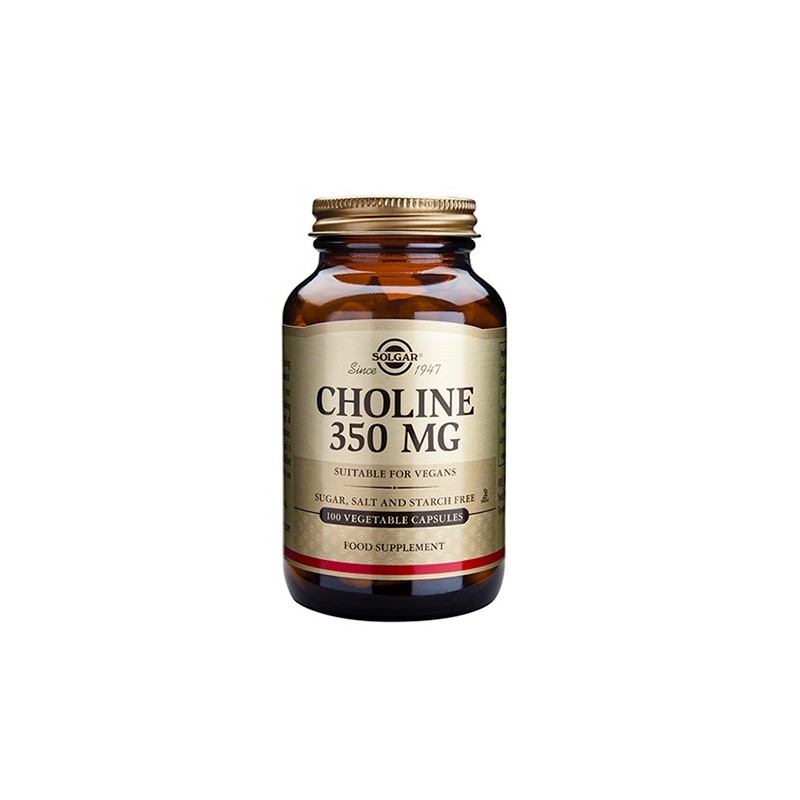 Solgar Choline 350mg 100 Capsules