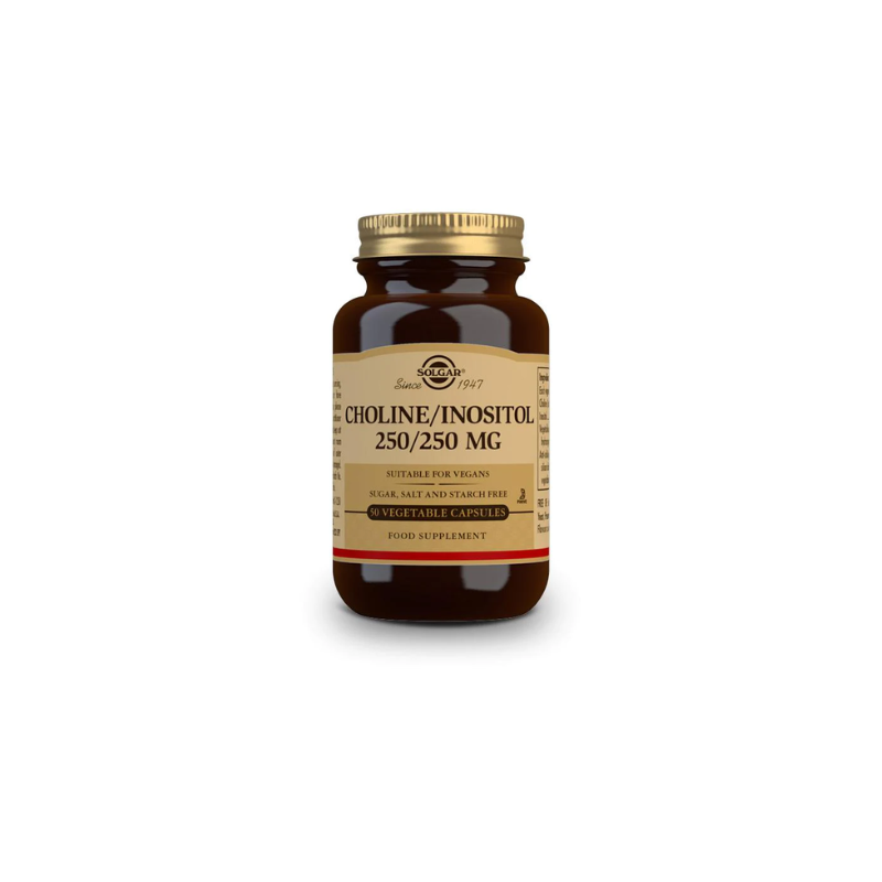 Solgar Choline Inositol 250mg/250mg 50 Capsules