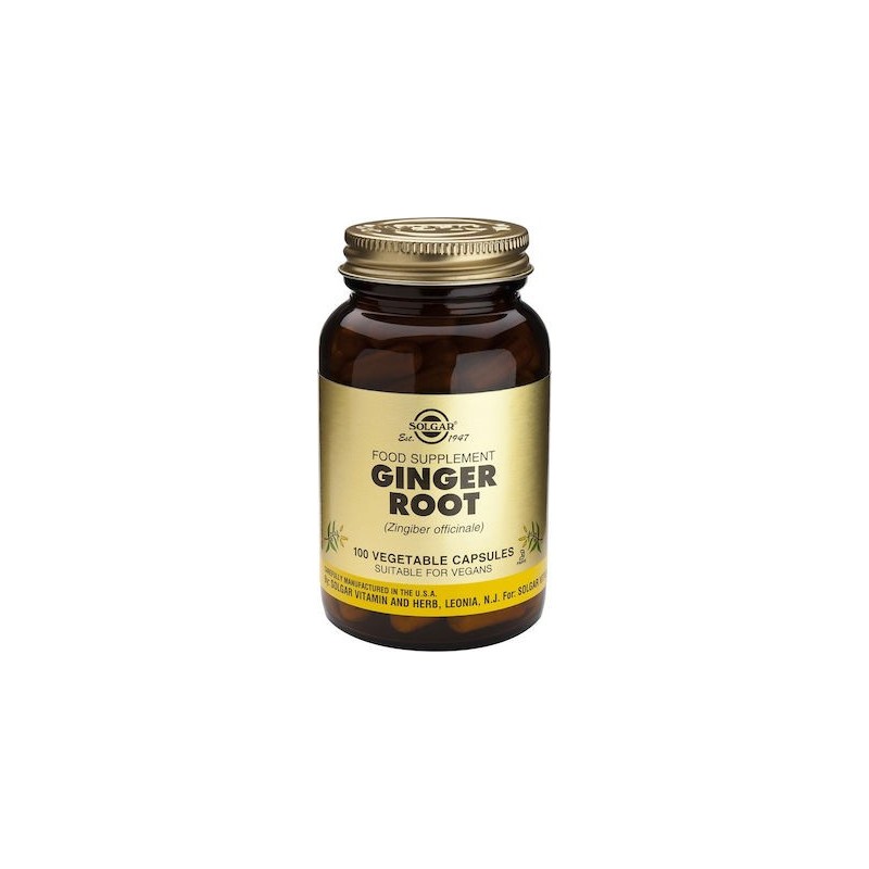 Solgar Ginger 520mg 100 Capsules