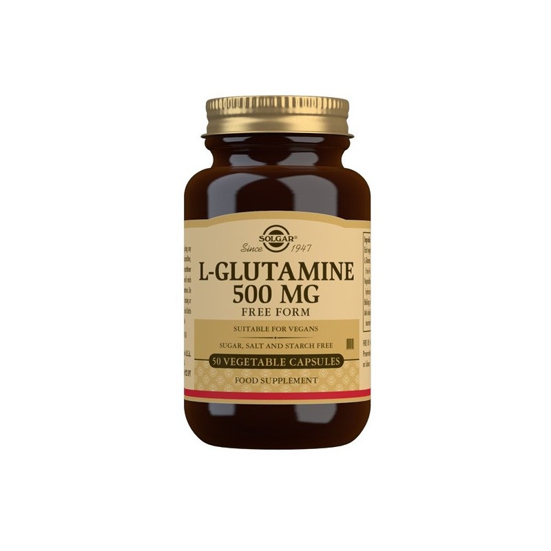 Solgar L-Glutamine 500mg 50 Capsules