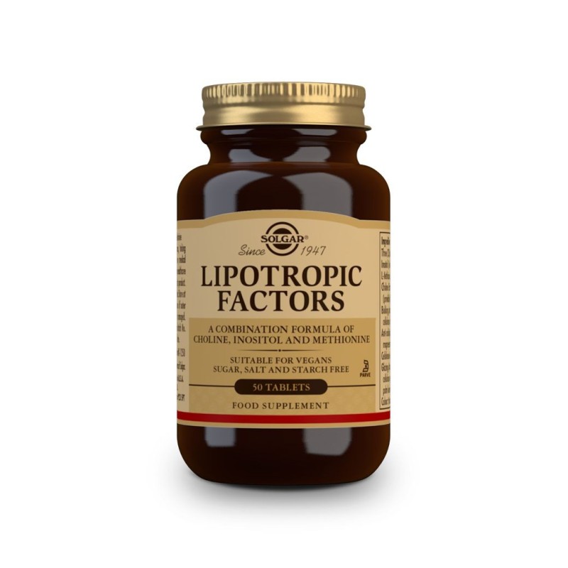 Solgar Lipotropic Factors 50 Tablets