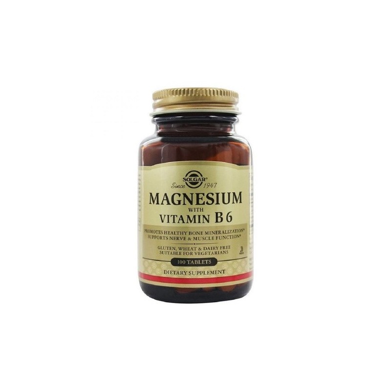 Solgar Magnesium With Vitamin B6 100 Capsule