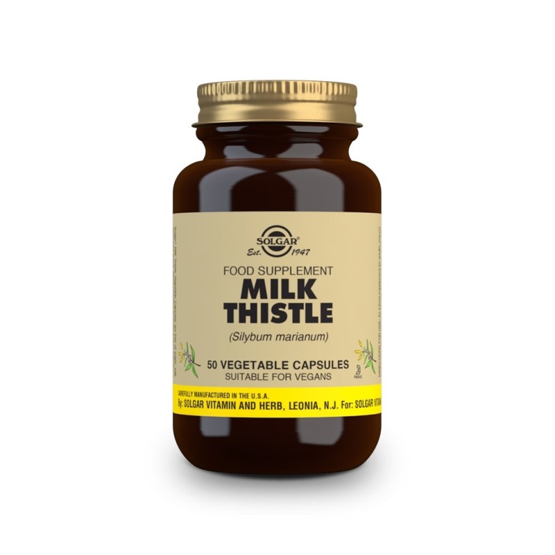 Solgar Milk Thistle 100mg 50 Capsules