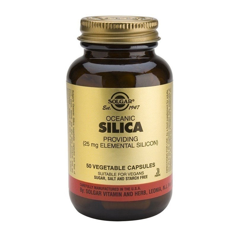 Solgar Silica Oceanic 25mg 50 Capsules