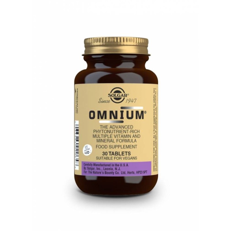 Solgar Omnium 30 Tablets