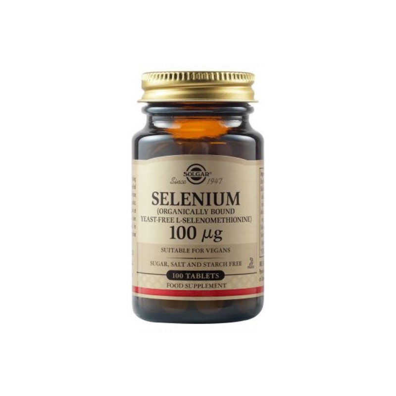 Solgar Selenium 100mcg 100 Capsules