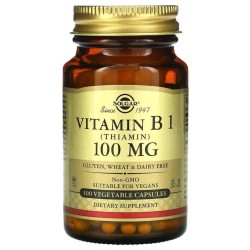 Solgar Vitamin B1 100mg 100 Capsules