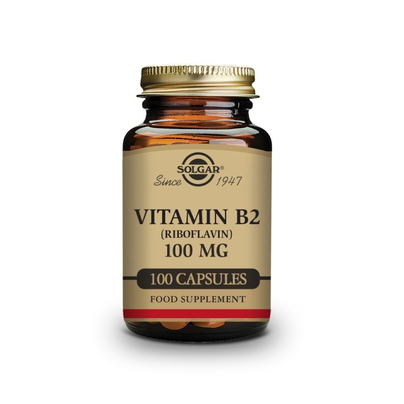 Solgar Vitamin B2 100mcg 100 Capsules