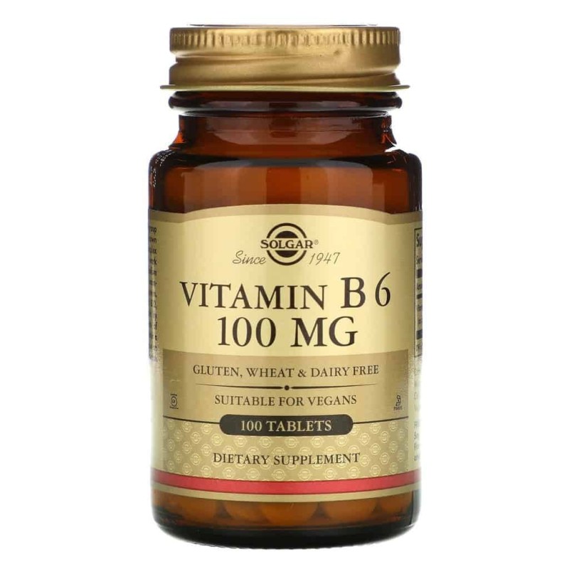 Solgar Vitamin B6 100mg 100 Tablets