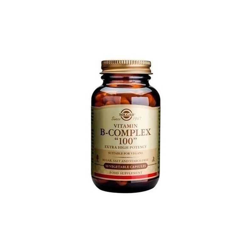 Solgar Vitamin B Complex 100mg 50 Capsules