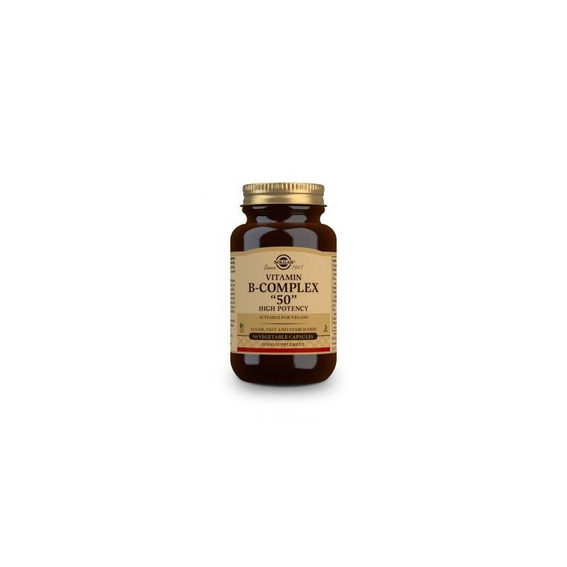 Solgar Vitamin B Complex 50mg 50 Capsules