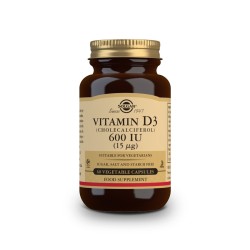 Solgar Vitamin D3 600IU 15mcg 60 Capsules
