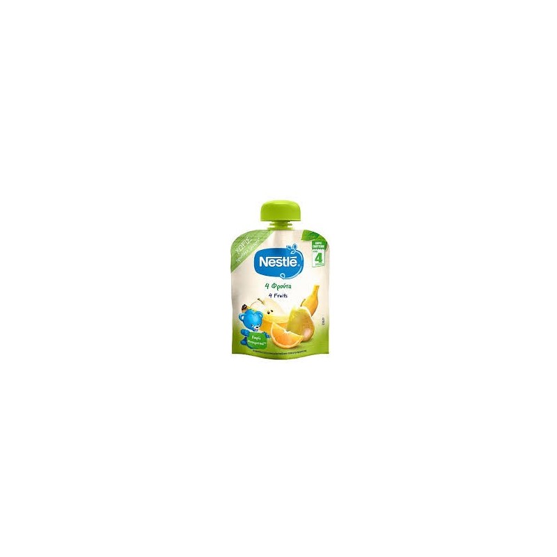 Nestle 4 Fruits Pouches 16 x 90g