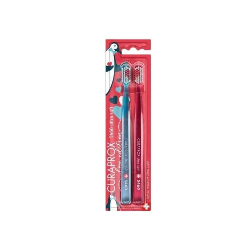 Curaprox Cs 5460 Ultra Soft Toothbrush Duo Love 24