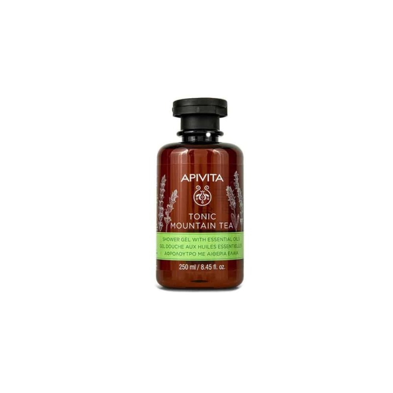 Apivita Tonic Mountain Tea Shower Gel 250ml