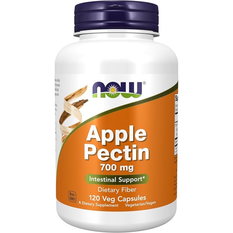 NOW Foods Apple Pectin 700mg 120 Veg Capsules