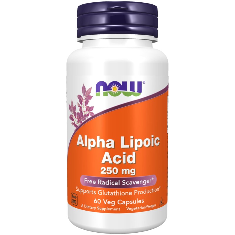 NOW Foods Alpha Lipoic Acid 250mg 60 Veg Capsules