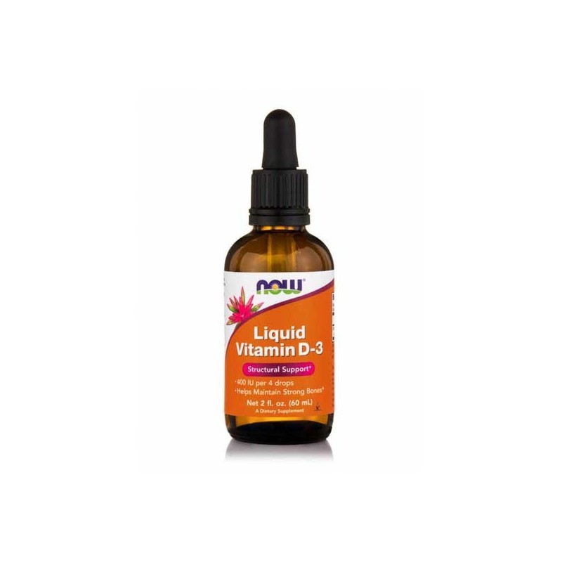 NOW Foods Liquid Vitamin D3 400IU 60ml