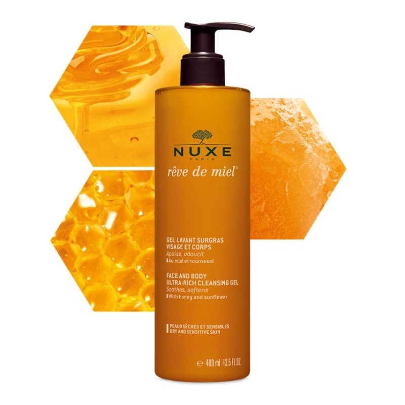 Nuxe Rdm F + B Rich Cleansing Gel 400ml