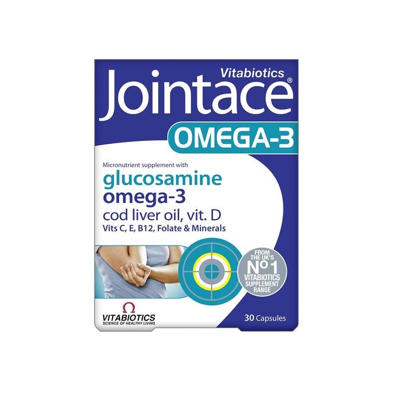 Vitabiotics Jointace Omega-3 & Glucosamine 30 Capsules